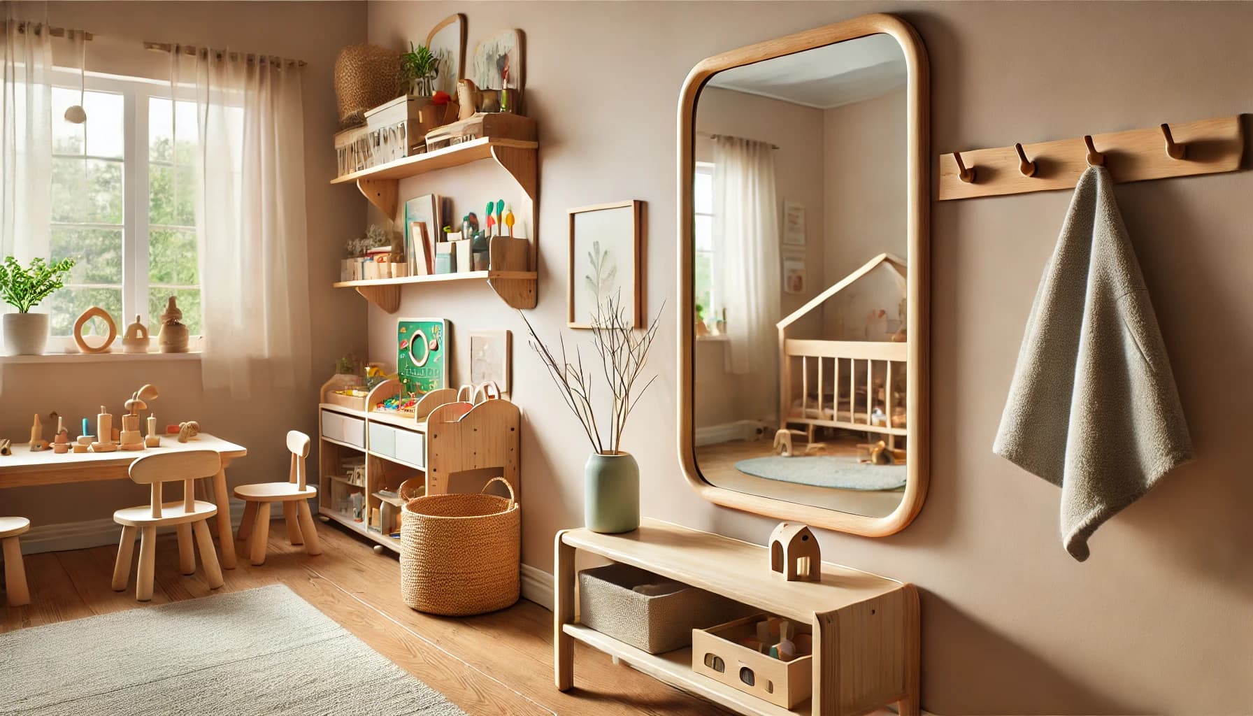 L'Importance du Miroir Montessori dans le Développement de l'Enfant